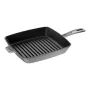ZWILLING Staub valurauta neliömäinen grillipannu 26 cm grafiitinharmaa