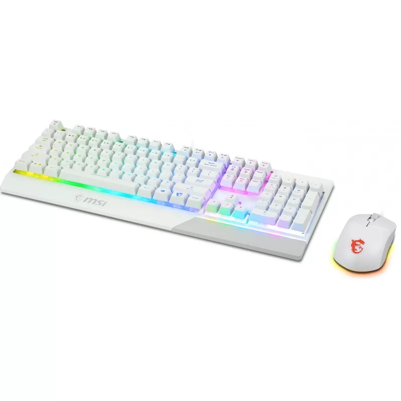 MSI Vigor GK30 Combo White -pelinäppäimistö ja -hiiri -sarja (DE Layout)