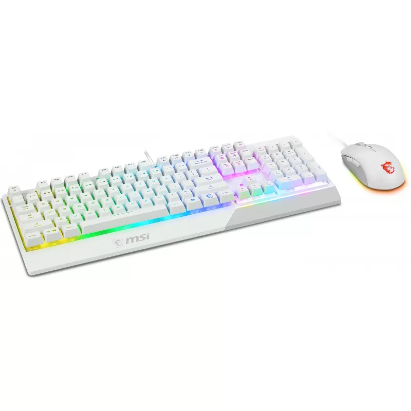 MSI Vigor GK30 Combo White -pelinäppäimistö ja -hiiri -sarja (DE Layout)