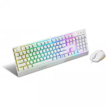 MSI Vigor GK30 Combo White -pelinäppäimistö ja -hiiri -sarja (DE Layout)