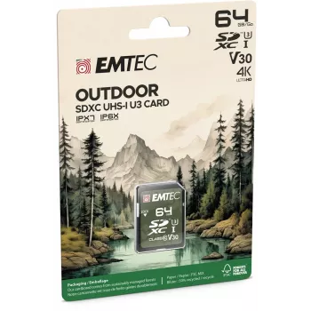 EMTEC SDXC 64GB UHS-I U3 V30 Outdoor-muistikortti
