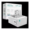 DeepCool PS750G WH 750W ATX 3.1 täysin modulaarinen 80 Plus Gold virtalähde valkoinen