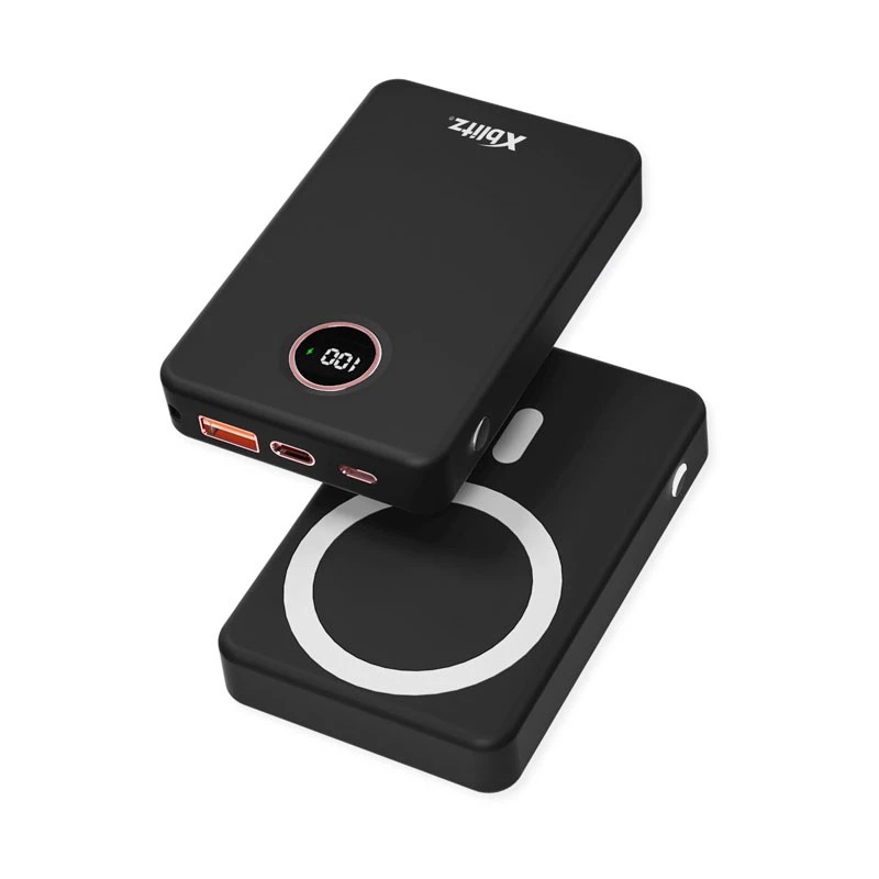 XBLITZ MAGBOOST 10000mAh langaton varavirtalähde musta