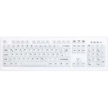 Active Key AK-C8100F Full-size langallinen USB-näppäimistö QWERTZ sveitsiläinen asettelu valkoinen