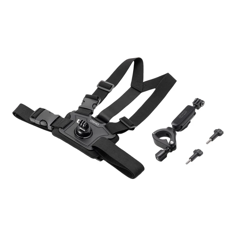 DJI Osmo Action Bike Accessory Kit - Handlebar & Chest Mount Osmo Action 3, Action 2, Osmo Action