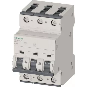SIEMENS SENTRON 5SY4 johdonsuojakatkaisija 25A 3-napainen C 6kA 5SY4325-7