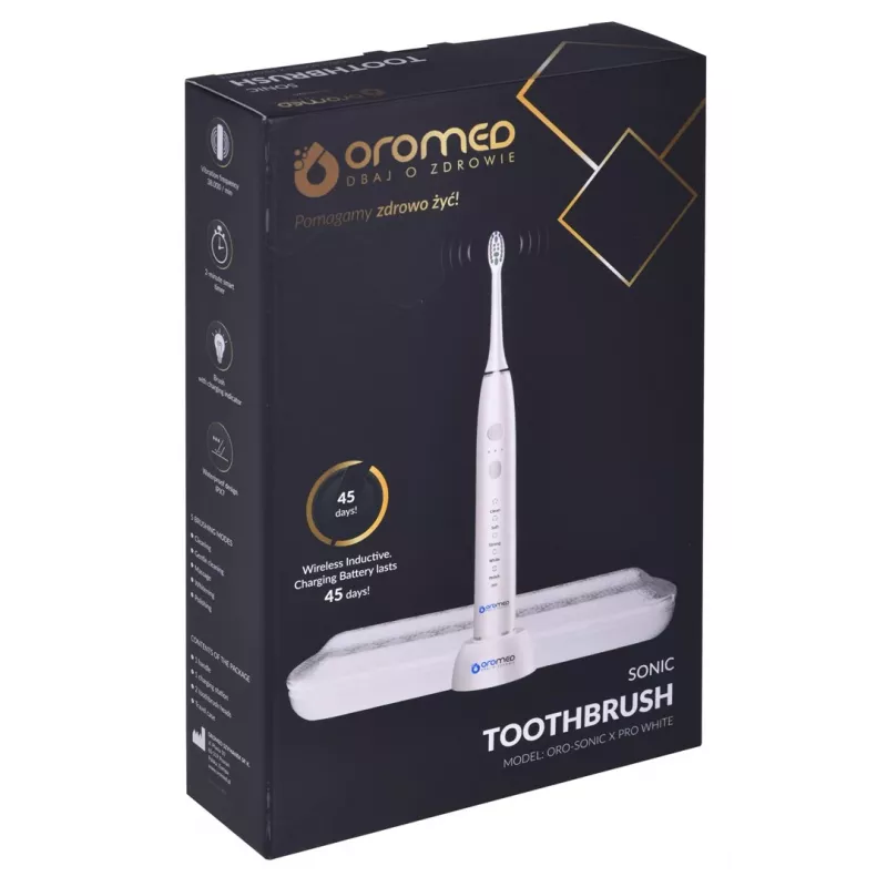 oromed ORO-SONIC X PRO WHITE äänihammasharja