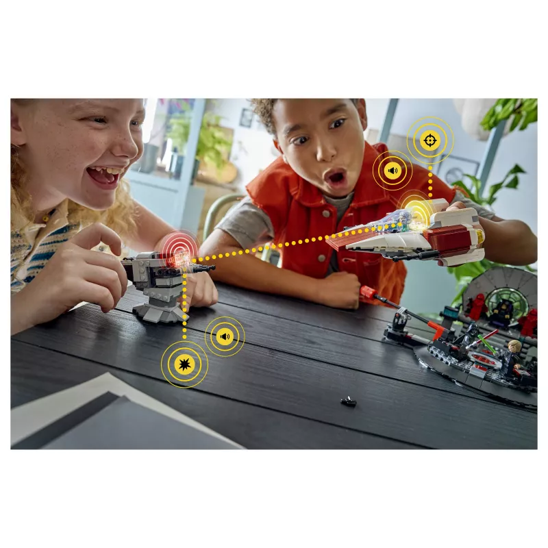 LEGO Star Wars SMART Play: A-Wing ja valtaistuinsalin kaksintaistelu (75427)