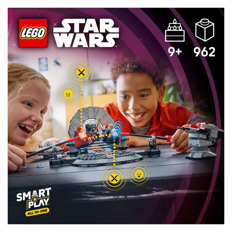 LEGO Star Wars SMART Play: A-Wing ja valtaistuinsalin kaksintaistelu (75427)