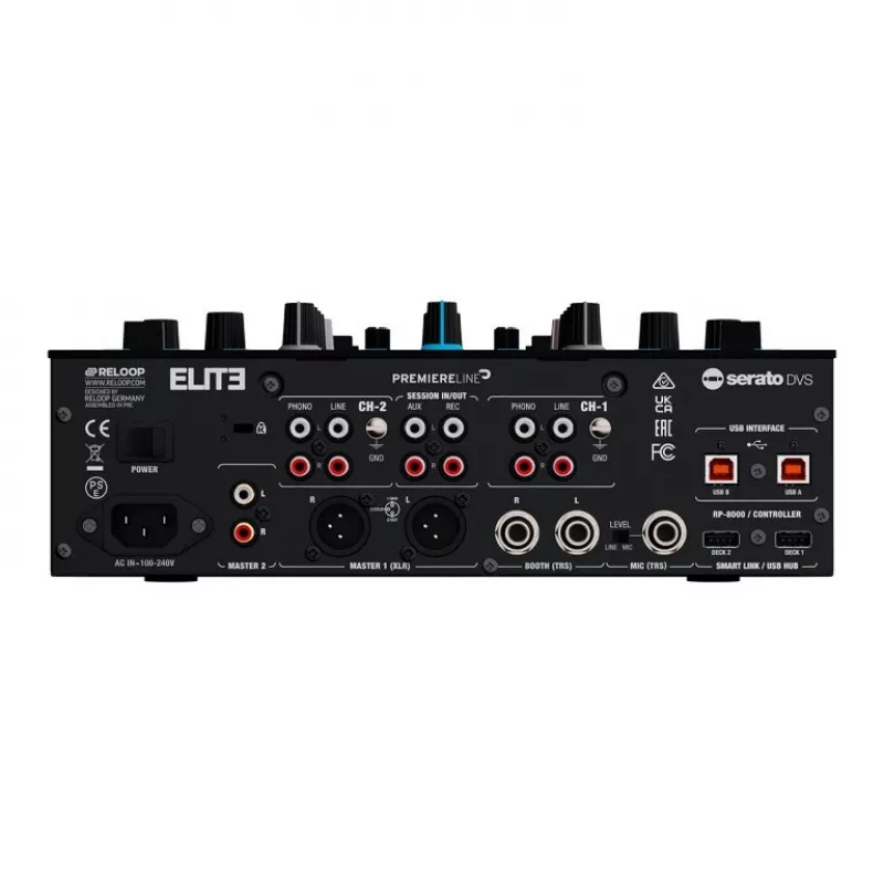 RELOOP Elite – ammattimainen 2-kanavainen DVS-mikseri Serato DJ Prolle