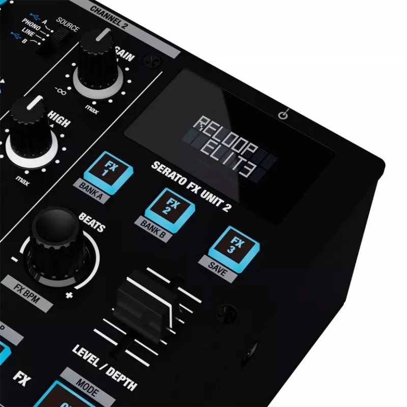 RELOOP Elite – ammattimainen 2-kanavainen DVS-mikseri Serato DJ Prolle
