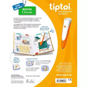 RAVENSBURGER tiptoi Lern mit mir! Mathe 1. Klasse interaktiivinen oppikirja