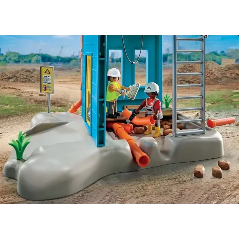 Playmobil Action Heroes 71650 rakennustyömaan leikkisarja