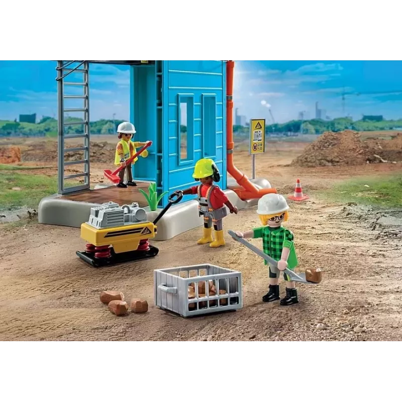 Playmobil Action Heroes 71650 rakennustyömaan leikkisarja