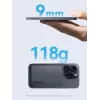 USAMS varavirtalähde 5000mAh 20W PD MagSafe langaton harmaa