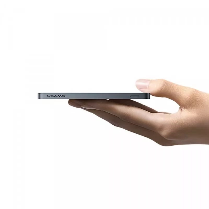 USAMS varavirtalähde 5000mAh 20W PD MagSafe langaton harmaa