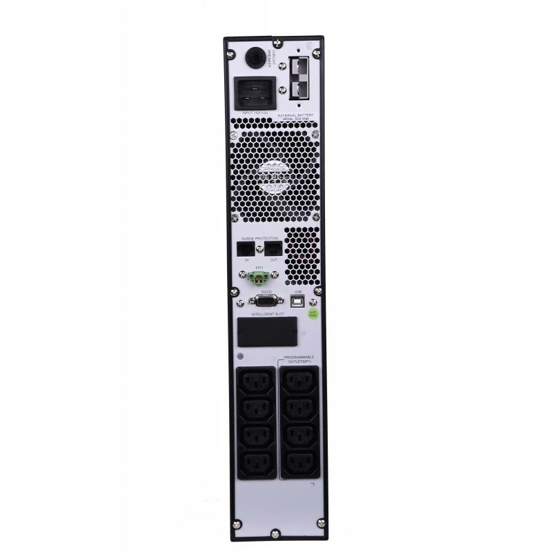 Orvaldi V2000+ Line-Interactive UPS 2 kVA 1800 W puhdas siniaalto 2U rack/torni LCD 8x C13