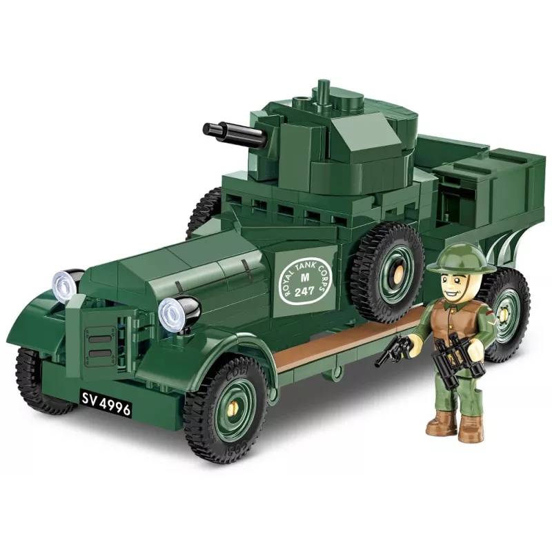 COBI KLOCKI Historical Collection Rolls-Royce Armoured Car 1920 Pattern Mk I rakennussarja (226 osaa)