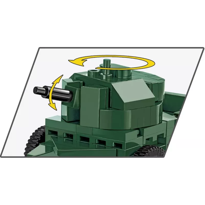 COBI KLOCKI Historical Collection Rolls-Royce Armoured Car 1920 Pattern Mk I rakennussarja (226 osaa)