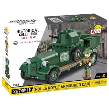 COBI KLOCKI Historical Collection Rolls-Royce Armoured Car 1920 Pattern Mk I rakennussarja (226 osaa)