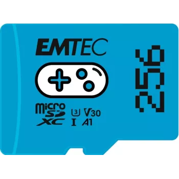 EMTEC Gaming MicroSDXC 256 GB UHS-I U3 V30 A1 muistikortti