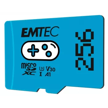 EMTEC Gaming MicroSDXC 256 GB UHS-I U3 V30 A1 muistikortti