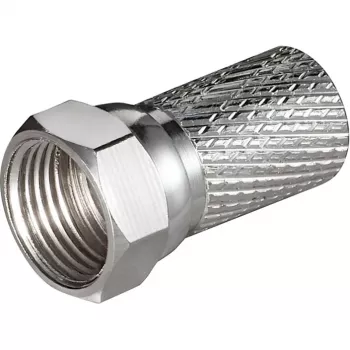 GOOBAY F-liitin 7mm, hopea
