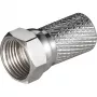 GOOBAY F-liitin 7mm, hopea