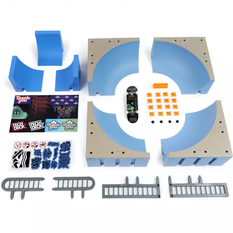 SPINMASTER Tech Deck Mega Bowl Fingerboard Skatepark -leikkisetti