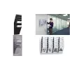 DURABLE FLEXIBOXX 6 -esiteteline A4 pysty, läpinäkyvä, seinäkiinnitys