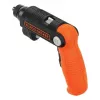 Black & Decker BDCSFL20C-QW 3,6V -akkuruuvinväännin taskulampulla, musta/oranssi