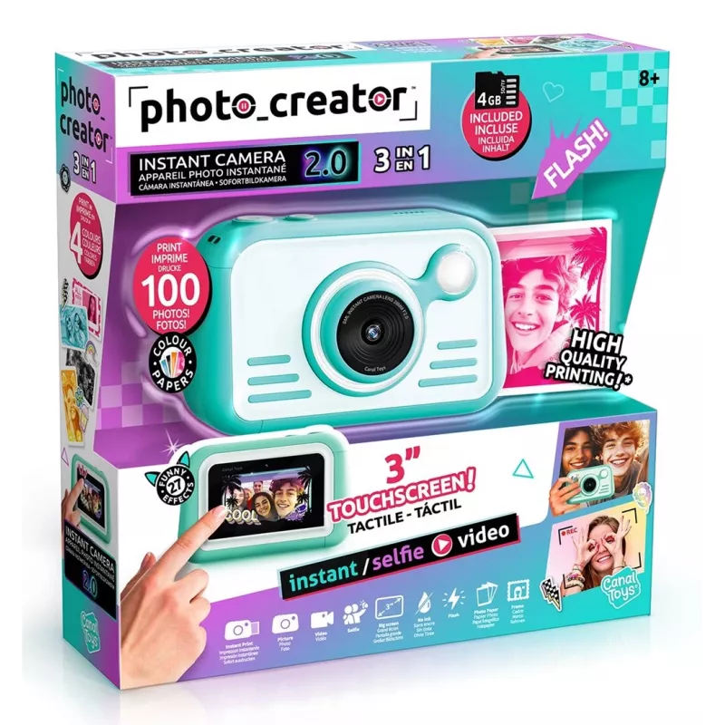 CANAL TOYS PHOTO CREATOR pikakamera värivalokuvapaperilla