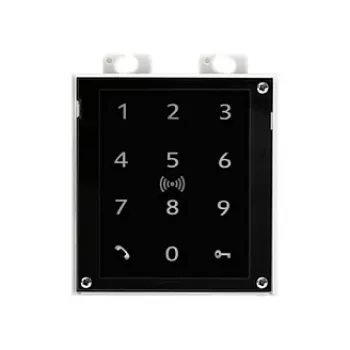 2N IP Verso kosketusnäppäimistö ja RFID-lukija 125kHz Secured 13,56MHz NFC PICard (91550946-S)