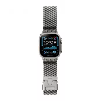LAUT SATURN LOOP titaaninen woven-mesh-ranneke Apple Watch -kellolle