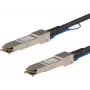 StarTech.com 3m QSFP-H40G-CU3M yhteensopiva QSFP+ Direct Attach Copper -kaapeli - 40G QSFP+ passiivinen Twinax-kaapeli - SFF-8436 - musta