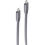 ShiverPeaks USB-C - USB-C -kaapeli, USB 3.2 Gen 2, 5,0 m, musta