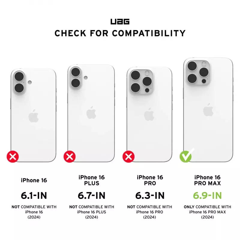 URBAN ARMOR GEAR UAG Plasma XTE MagSafe -kotelo jalustalla iPhone 16:lle