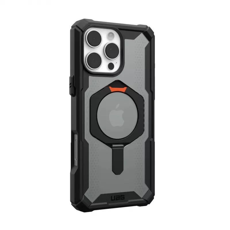 URBAN ARMOR GEAR UAG Plasma XTE MagSafe -kotelo jalustalla iPhone 16:lle