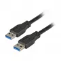 EFB Elektronik Premium USB 3.0 -kaapeli USB-A - USB-A 1,0m musta