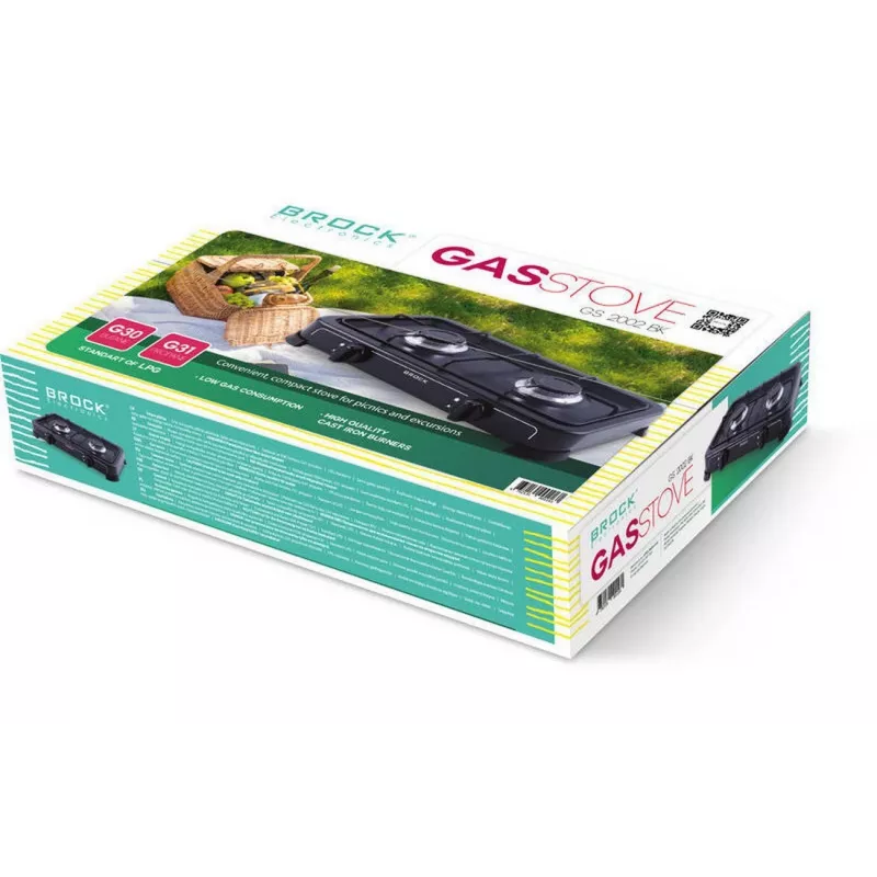 Brock GS 2002 BK kannettava kaasukeitin - musta