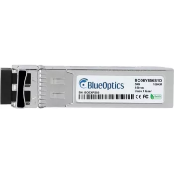 BlueOptics M-Series R8M65A yhteensopiva SFP56-lähetin-vastaanotin, LC Duplex, 50GBASE-SR, monimuotokuitu, 850nm, 100m, 0°C - +70°C, DDM (R8M65A-BO)