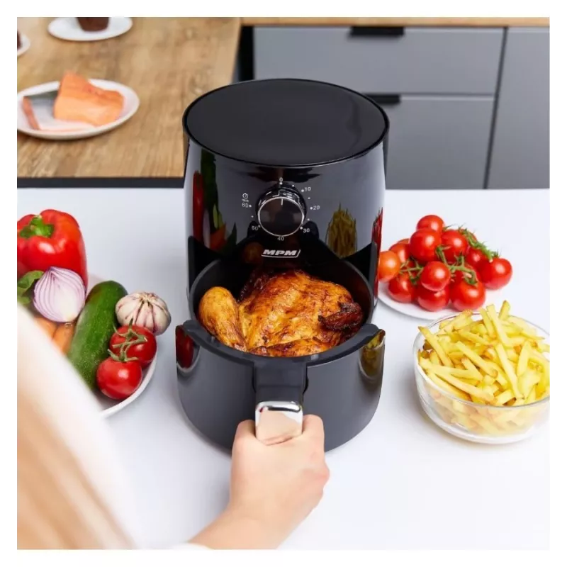 MPM MFR-12 kuumailmafriteerauskeitin 1500W 3,2L musta