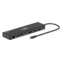 PORT Designs USB-C-telakointiasema 4K Pro V2, 100W PD, musta