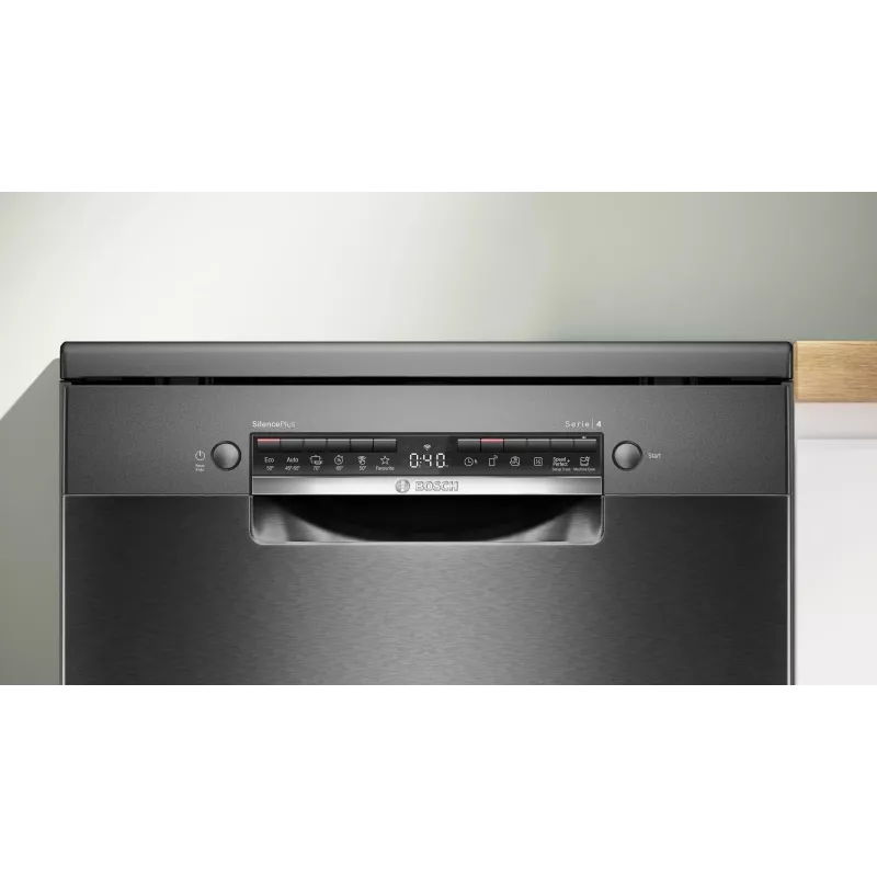 Bosch SMS4ENC06E vapaasti seisova astianpesukone, 13 astiastosarjaa, 44 dB, Silver Inox
