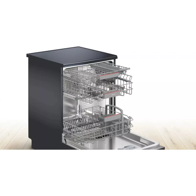 Bosch SMS4ENC06E vapaasti seisova astianpesukone, 13 astiastosarjaa, 44 dB, Silver Inox