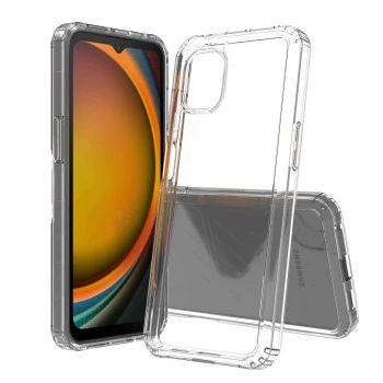 SCREENOR Bumper -kotelo Samsung Galaxy XCover 7 Pro, läpinäkyvä TPU iskunkestävä kotelo