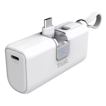 Trust Pacto 5000 mAh valkoinen varavirtalähde