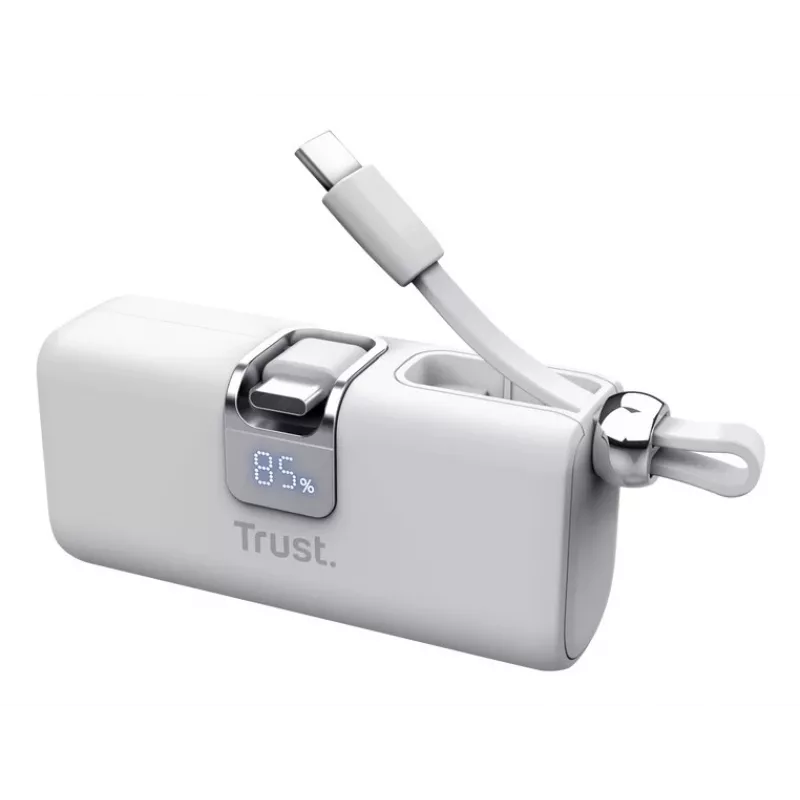Trust Pacto 5000 mAh valkoinen varavirtalähde