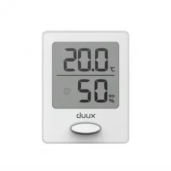 Duux Sense hygrometri + lämpömittari valkoinen LCD-näyttö