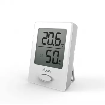 Duux Sense hygrometri + lämpömittari valkoinen LCD-näyttö